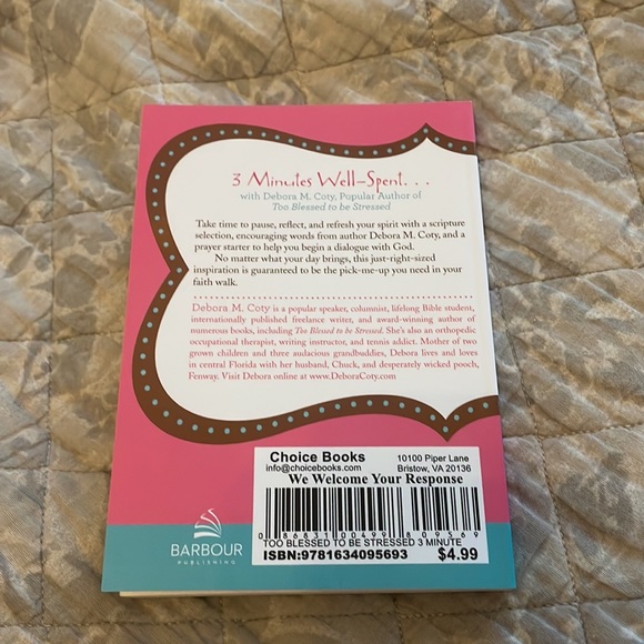 To blessed to be stressed book for women - Picture 3 of 3